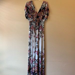 Olian maternity maxi dress